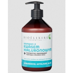 Bioelixire BIAŁE DH Kwas hialuronowy szampon nawilżający (niebieski) 500ml
